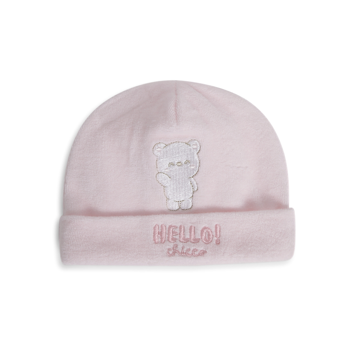 Infants Applique Cap-Light Pink